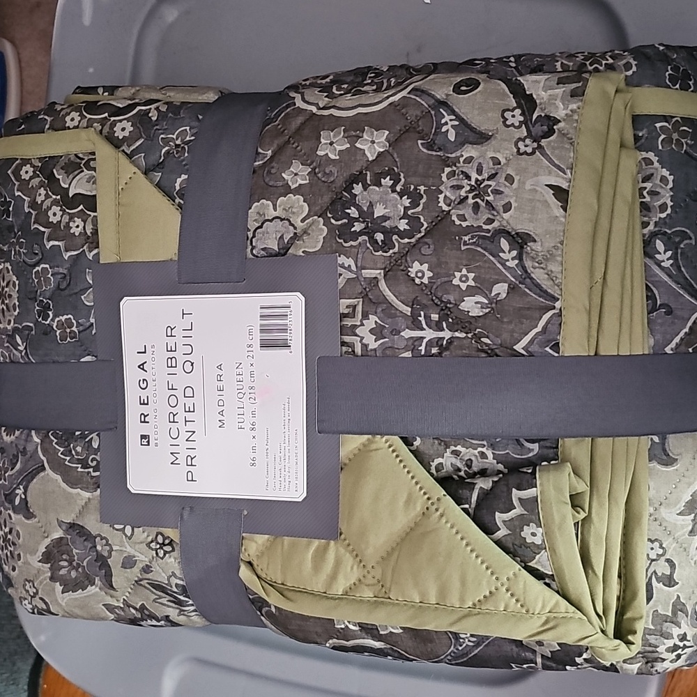 Regal Microfiber Printed Quilt - Full/Queen